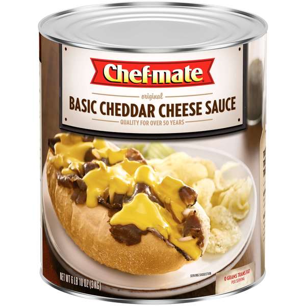 Chef-Mate Chef-Mate Basic Cheddar Cheese Sauce 106 oz., PK6 10050000050489
